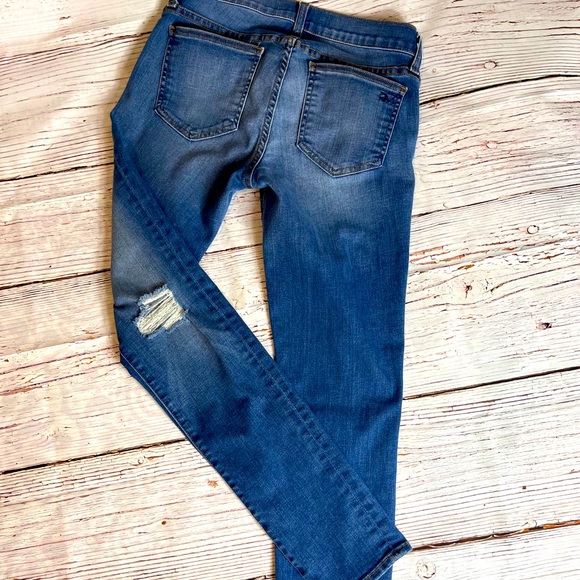 Rebecca Minkoff Jane distress skinny Jean size 28 - Picture 2 of 8